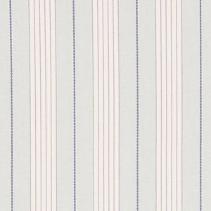 SCHUMACHER AUDREY STRIPE FABRIC 71371 / SKY