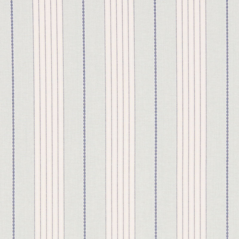 SCHUMACHER AUDREY STRIPE FABRIC 71371 / SKY