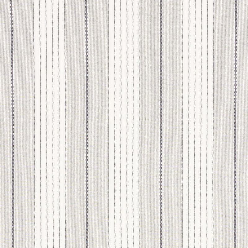 SCHUMACHER AUDREY STRIPE FABRIC 71372 / GREY