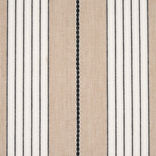 Load image into Gallery viewer, SCHUMACHER AUDREY STRIPE FABRIC 71375 / NATURAL