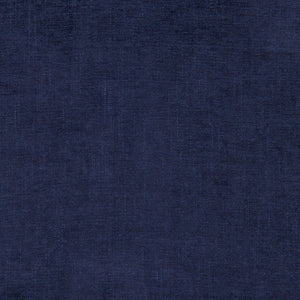 SCHUMACHER FRANCO LINEN-BLEND CHENILLE FABRIC / INDIGO