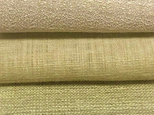 Load image into Gallery viewer, Faux Linen Pale Grey Light Beige Semi Sheer Drapery Fabric