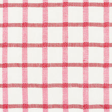 Load image into Gallery viewer, Schumacher Pauline Check Casement Fabric 72072 / Rose