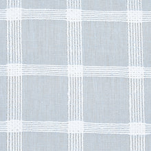 Load image into Gallery viewer, Schumacher Pauline Check Casement Fabric 72074 / Chambray