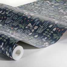 Load image into Gallery viewer, Schumacher Strawberry Field Wallpaper 7215 / Navy