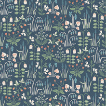 Load image into Gallery viewer, Schumacher Strawberry Field Wallpaper 7215 / Navy