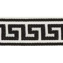 Load image into Gallery viewer, Schumacher Ganton Tape Trim 72395 / Black