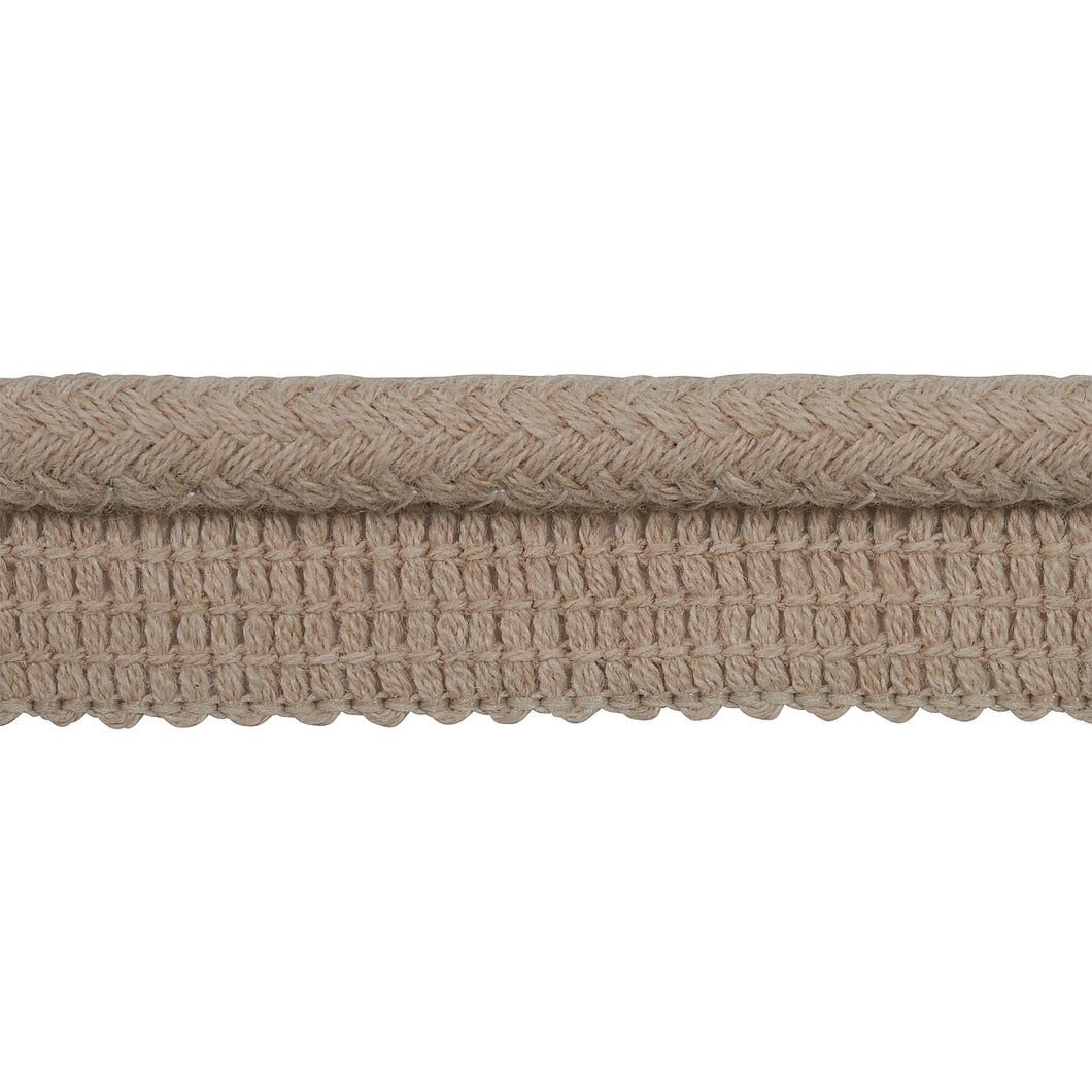 Schumacher Eubie Lip Cord Indoor/outdoor Trim 72428 / Linen