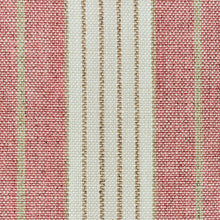 Load image into Gallery viewer, SCHUMACHER HORST STRIPE FABRIC 72604 / ROSE