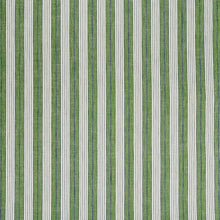 Load image into Gallery viewer, SCHUMACHER HORST STRIPE FABRIC 72605 / GREEN
