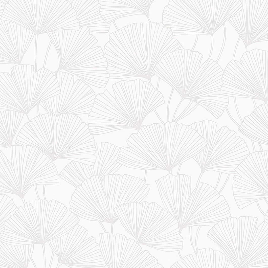 Schumacher Ginkgo Wallpaper 7264 / Pearl