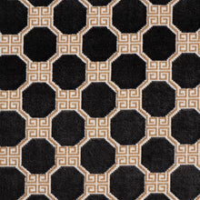 Load image into Gallery viewer, SCHUMACHER OCTAVIA VELVET FABRIC 72795 / ONYX