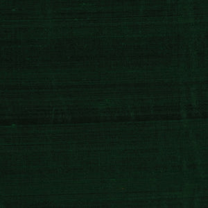 Pure Handwoven Silk Dupioni Drapery Fabric Dark Green / Hunter