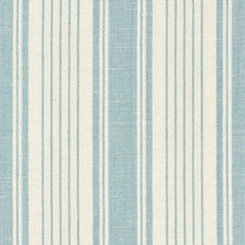 Load image into Gallery viewer, SCHUMACHER OJAI STRIPE FABRIC 73001 / CHINA BLUE