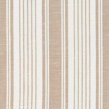Load image into Gallery viewer, SCHUMACHER OJAI STRIPE FABRIC 73003 / NEUTRAL