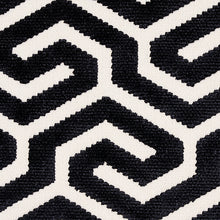 Load image into Gallery viewer, SCHUMACHER MING FRET VELVET FABRIC 73107 / BLACK