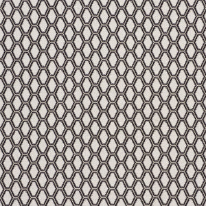 SCHUMACHER BEEHIVE FABRIC / GRAPHITE