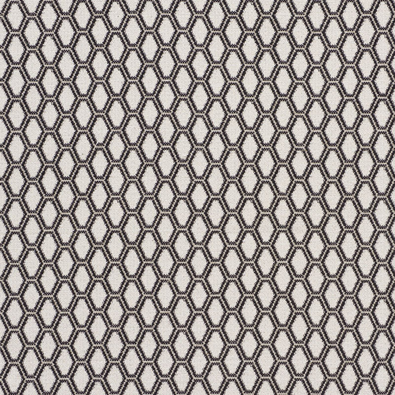 SCHUMACHER BEEHIVE FABRIC / GRAPHITE