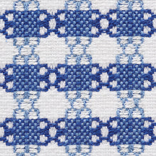 Load image into Gallery viewer, SCHUMACHER CHECKMATE FABRIC 73430 / BLUE