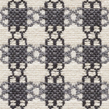 Load image into Gallery viewer, SCHUMACHER CHECKMATE FABRIC 73432 / GRAPHITE