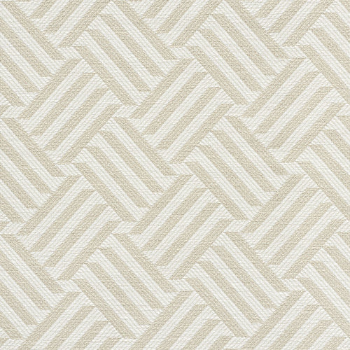 SCHUMACHER CROSS HATCH FABRIC 73450 / NATURAL