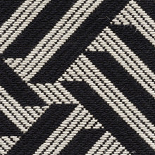 Load image into Gallery viewer, SCHUMACHER CROSS HATCH FABRIC 73451 / BLACK