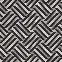 Load image into Gallery viewer, SCHUMACHER CROSS HATCH FABRIC 73451 / BLACK