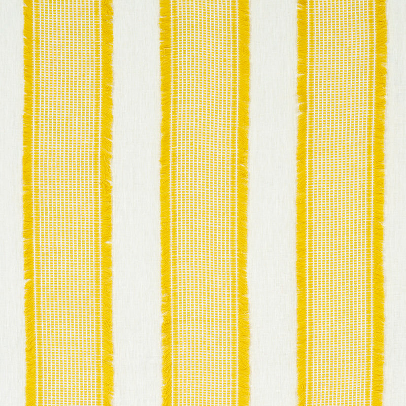 Schumacher Tulum Fabric 73593 / Yellow