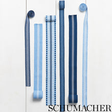 Load image into Gallery viewer, Schumacher Nilsson Tape Trim 73642 / Navy