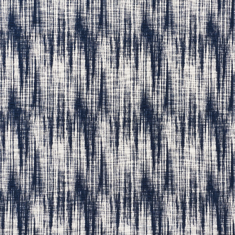 SCHUMACHER BURASHI TEXTURE FABRIC / INDIGO
