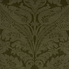 Load image into Gallery viewer, SCHUMACHER CORDWAIN VELVET FABRIC 73951 / OLIVE