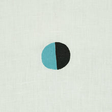 Load image into Gallery viewer, Schumacher Joshua Tree Fabric 74042 / Multi Moons On Ivory