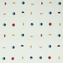 Load image into Gallery viewer, Schumacher Joshua Tree Fabric 74042 / Multi Moons On Ivory