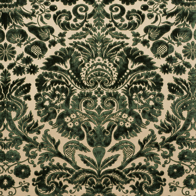 SCHUMACHER MORIMONT VELVET FABRIC 74071 / CYPRUS
