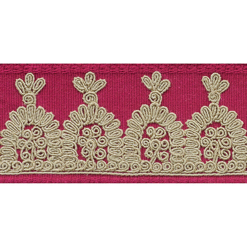 Schumacher Noelia Tape Trim 74152 / Garnet