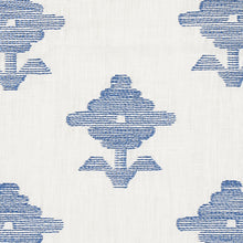 Load image into Gallery viewer, SCHUMACHER RUBIA EMBROIDERY FABRIC 74163 / BLUE