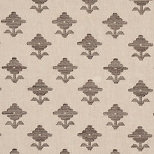 Load image into Gallery viewer, SCHUMACHER RUBIA EMBROIDERY FABRIC 74165 / BROWN