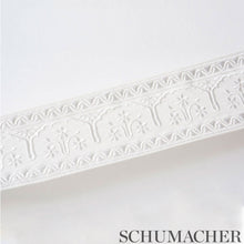 Load image into Gallery viewer, Schumacher Nikola Tape Trim 74190 / Ivory