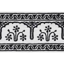 Load image into Gallery viewer, Schumacher Nikola Tape Trim 74194 / Black