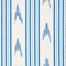 Load image into Gallery viewer, SCHUMACHER SANTA BARBARA IKAT FABRIC / INDIGO