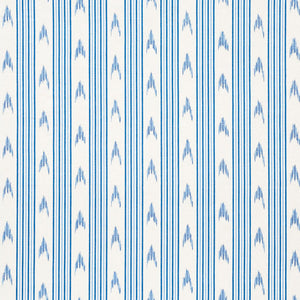SCHUMACHER SANTA BARBARA IKAT FABRIC / INDIGO