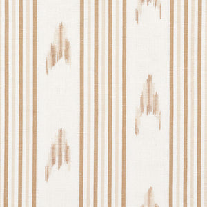 SCHUMACHER SANTA BARBARA IKAT FABRIC / NEUTRAL