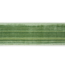 Load image into Gallery viewer, Schumacher Gaspard Velvet Tape Wide Trim 74244 / Emerald