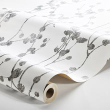 Load image into Gallery viewer, Schumacher Disa Wallpaper 7425 / Charcoal