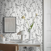 Load image into Gallery viewer, Schumacher Disa Wallpaper 7425 / Charcoal