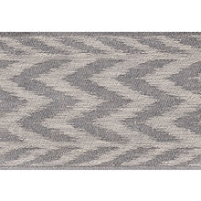 Load image into Gallery viewer, Schumacher Chevron Woven Tape Trim 74251 / Grey