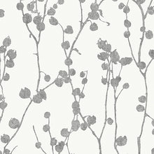Load image into Gallery viewer, Schumacher Disa Wallpaper 7425 / Charcoal