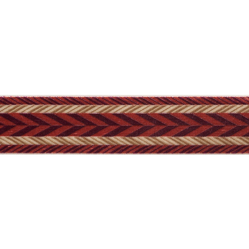 Schumacher Stinson Tape Trim 74261 / Ruby
