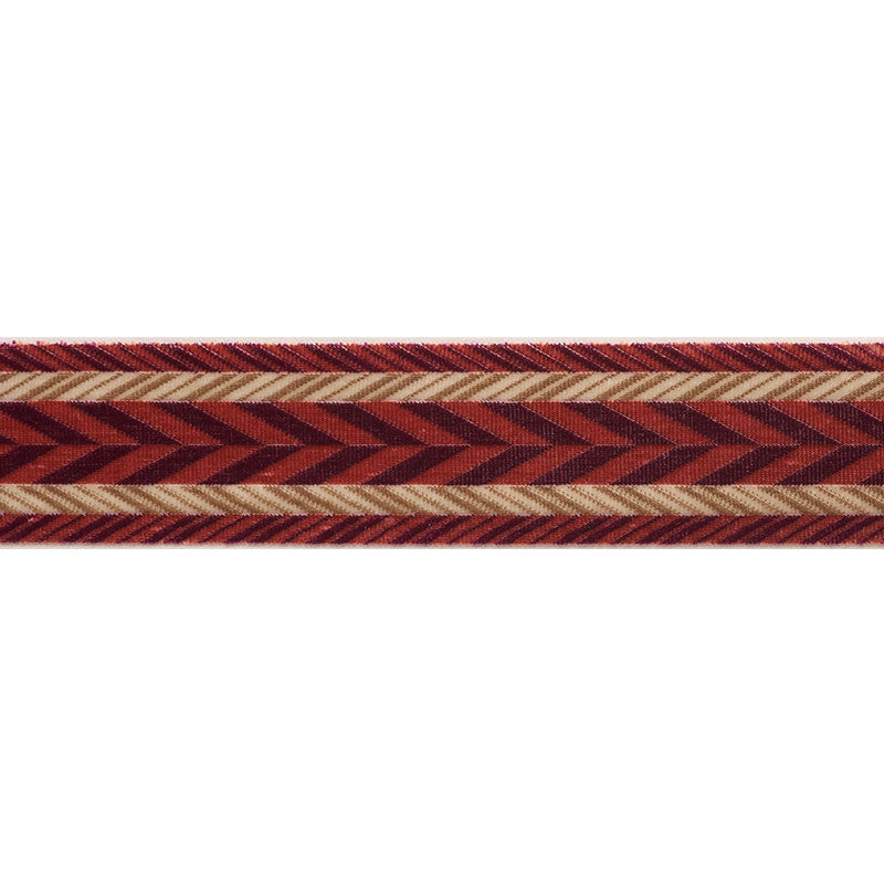 Schumacher Stinson Tape Trim 74261 / Ruby