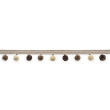 Load image into Gallery viewer, Schumacher Poms Trim 74364 / Taupe
